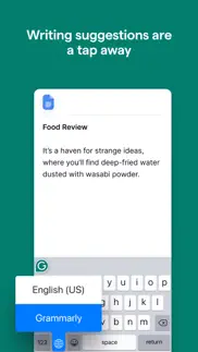 grammarly: ai writing keyboard iphone images 2