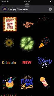 happy new year with stickers iphone images 2