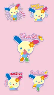 cute rabbit girly stickers iphone images 1