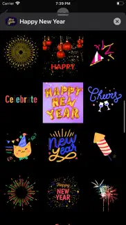 happy new year with stickers iphone images 3