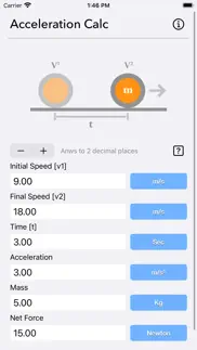 acceleration calculator plus iphone images 1
