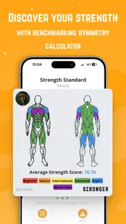 stronger - gym workout planner iphone bildschirmfoto 2