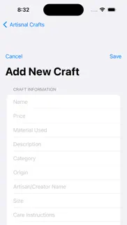 artisanal craft catalog iPhone Captures Décran 4