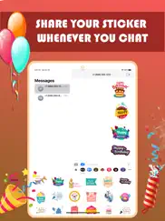 birthday emojis stickers ipad images 3