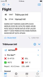 flightnotes - notes for pilots iphone capturas de pantalla 1