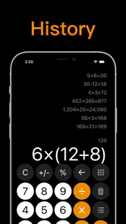 calculator with history + iphone images 3