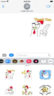naughty chicken bro stickers iphone images 1