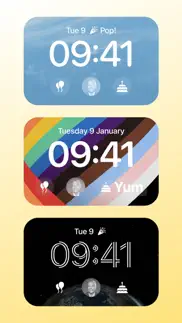 lock screen icon widgets iPhone Captures Décran 2
