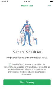 health test iPhone Captures Décran 1