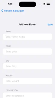 bouquet flower shop catalog iPhone Captures Décran 4