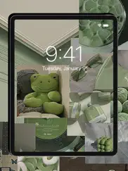 green aesthetic wallpaper cute ipad images 3