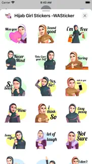 hijab girl stickers- wasticker iphone images 4