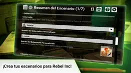 rebel inc creador de escenario iphone capturas de pantalla 2