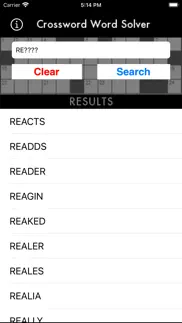 crossword word solver iphone resimleri 2
