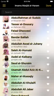 imams of masjid al haram iPhone Captures Décran 2