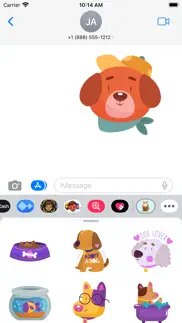 pet love stickers - wasticker iphone images 2