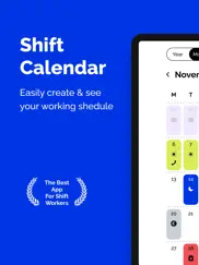 shiftr - shift calendar ipad images 1