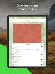 gaia gps: mobile trail maps ipad images 3
