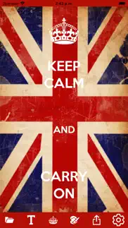 keep calm and carry on maker iphone images 1