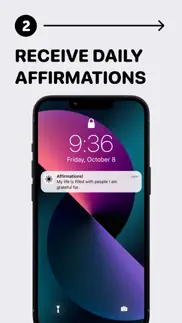 affirmations widget iphone resimleri 3