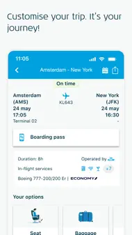 KLM - Book a flight iphone bilder 2
