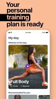 hitfit: at home workout plans iphone images 3