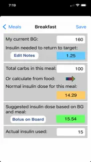 diabetes manager iphone images 3