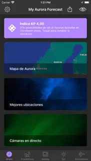 my aurora forecast pro iphone capturas de pantalla 1