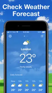 weather air - live forecast iphone images 1