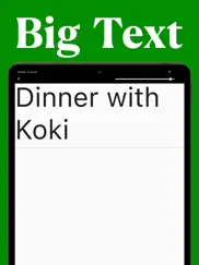 senior note- big text note app ipad images 1