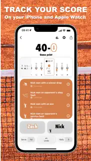 tennis score keepr iphone capturas de pantalla 1