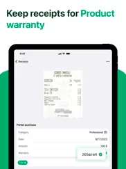 receipt tracker smart receipts iPad Captures Décran 4