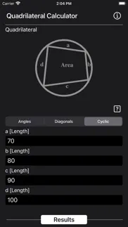 quadrilateral calculator iphone images 2
