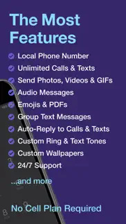 textfree: call + texting line iphone images 2