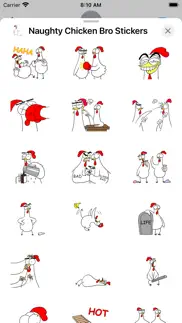 naughty chicken bro stickers iphone images 3