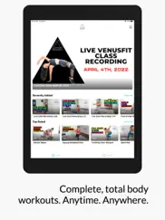 venusfit - workout app ipad images 2