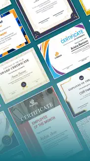 certificate maker, ecard maker iphone images 2