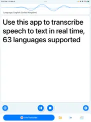 live transcribe dictation text ipad images 1