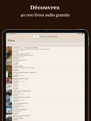 littérature audio iPad Captures Décran 1