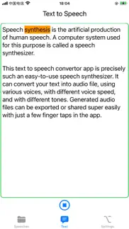 text to speech convertor iphone resimleri 2