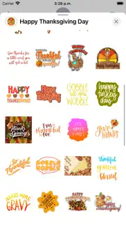 thanksgiving day cute stickers iphone images 3