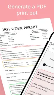 hot work permit iPhone Captures Décran 2