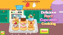 peach cupcake cooking iphone images 1