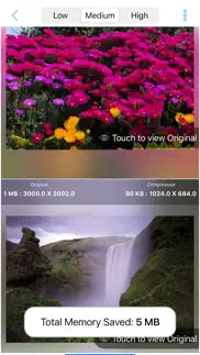 photocloudcompress iPhone Captures Décran 1