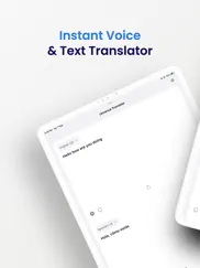 voice & text translate ipad bildschirmfoto 1
