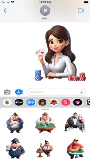 poker player stickers iphone capturas de pantalla 4