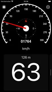 einfaches tachometer iphone bildschirmfoto 1