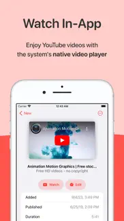 play: save videos watch later iPhone Captures Décran 3