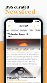 newsflash rss iphone bildschirmfoto 1