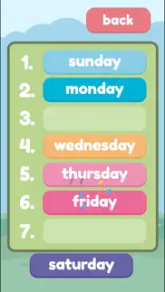 days of the week for kids iphone images 3